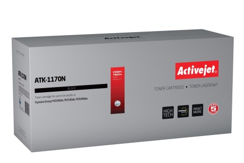 Activejet ATK-1170N Toner (zamiennik Kyocera TK-1170; Supreme; 7200 stron; czarny) Activejet ATK-1170N Toner (zamiennik Kyocera TK-1170; Supreme; 7200 stron; czarny)