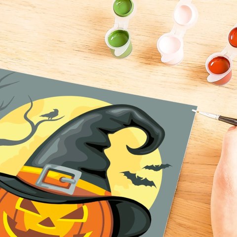 CreArt Wesołego Halloween Malowanie Po Numerach Ravensburger 23712 CreArt Wesołego Halloween Malowanie Po Numerach Ravensburger 23712
