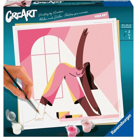 CreArt Yoga Malowanie Po Numerach Ravensburger 23668 CreArt Yoga Malowanie Po Numerach Ravensburger 23668