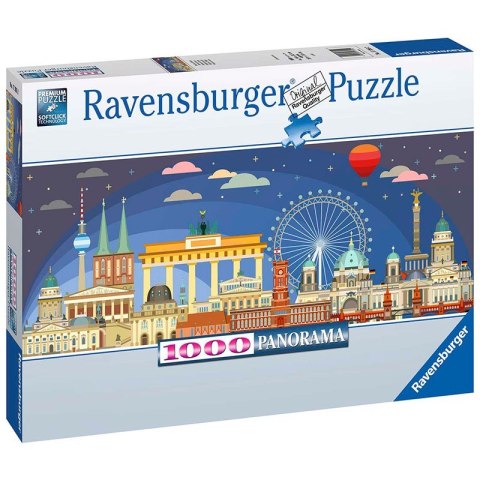 Ravensburger Puzzle 2D 1000 elementów: Berlin 17395 Ravensburger Puzzle 2D 1000 elementów: Berlin 17395