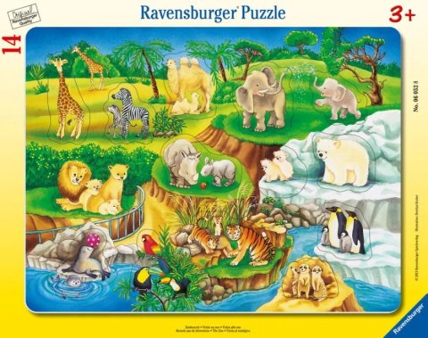 Ravensburger Puzzle Wizyta w ZOO 06052 Ravensburger Puzzle Wizyta w ZOO 06052