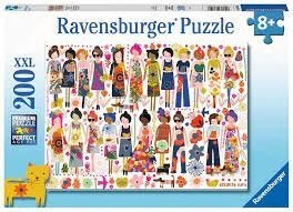 Ravensburger Puzzle dla dzieci 2D: Przyjaciele i kwiaty 200 elementów 13359 Ravensburger Puzzle dla dzieci 2D: Przyjaciele i kwiaty 200 elementów 13359