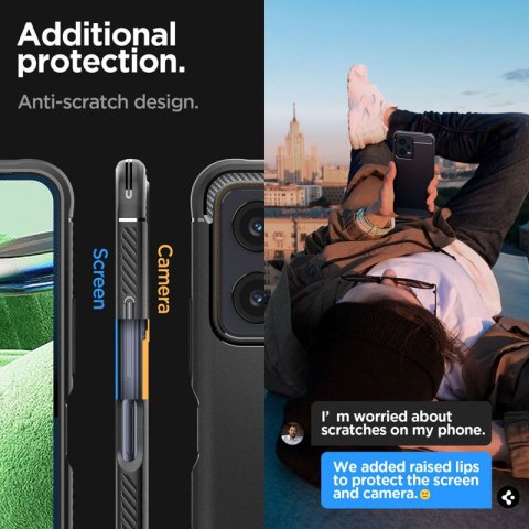 Spigen Rugged Armor - Etui do Xiaomi Redmi Note 12 5G/POCO X5 5G (Czarny) Spigen Rugged Armor - Etui do Xiaomi Redmi Note 12 5G/POCO X5 5G (Czarny)