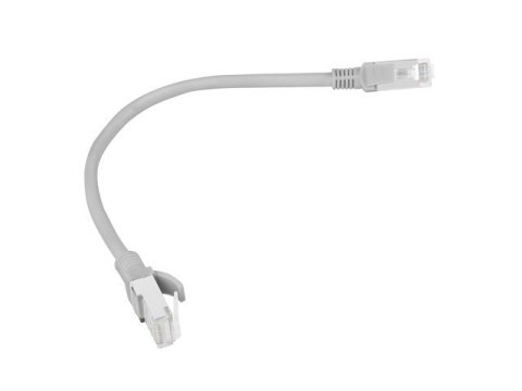 Patchcord UTP Lanberg PCU5-10CC-0025-S (RJ45 - RJ45 ; 0,25m; UTP; kat. 5e; kolor szary) Patchcord UTP Lanberg PCU5-10CC-0025-S (RJ45 - RJ45 ; 0,25m; UTP; kat. 5e; kolor szary)