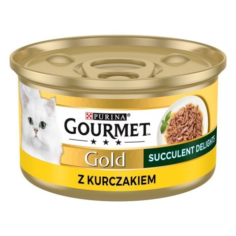PURINA Gourmet Gold Succulent Delights Kurczak - mokra karma dla kota - 85g PURINA Gourmet Gold Succulent Delights Kurczak - mokra karma dla kota - 85g