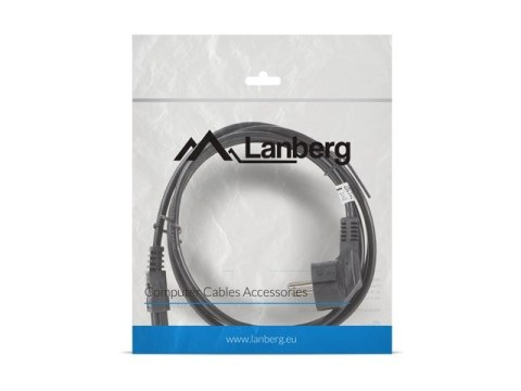 LANBERG KABEL ZASILAJĄCY DO LAPTOPA CEE 7/7 -> C5, 1.8M (MIKI/KONICZYNKA) LANBERG KABEL ZASILAJĄCY DO LAPTOPA CEE 7/7 -> C5, 1.8M (MIKI/KONICZYNKA)