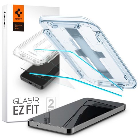 Spigen GLAS.TR EZ FIT 2-Pack - Szkło hartowane do Samsung Galaxy S24+ (2 sztuki) Spigen GLAS.TR EZ FIT 2-Pack - Szkło hartowane do Samsung Galaxy S24+ (2 sztuki)