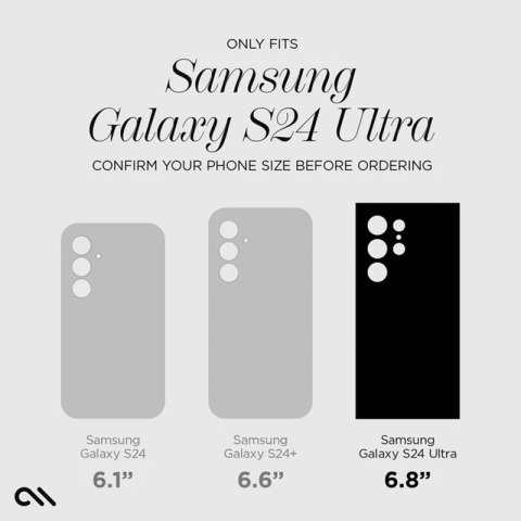 Case-Mate Aluminum Ring Lens Protector - Szkło ochronne na obiektyw aparatu Samsung Galaxy S24 Ultra (Black) Case-Mate Aluminum Ring Lens Protector - Szkło ochronne na obiektyw aparatu Samsung Galaxy S24 Ultra (Black)