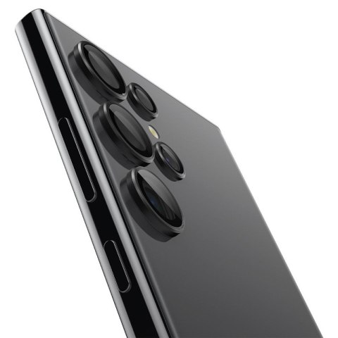 Spigen Optik.TR EZ Fit Camera Lens Protector 2-Pack - Szkło ochronne na obiektyw do Samsung Galaxy S24 Ultra (2 szt) (Czarny) Spigen Optik.TR EZ Fit Camera Lens Protector 2-Pack - Szkło ochronne na obiektyw do Samsung Galaxy S24 Ultra (2 szt) (Czarny)