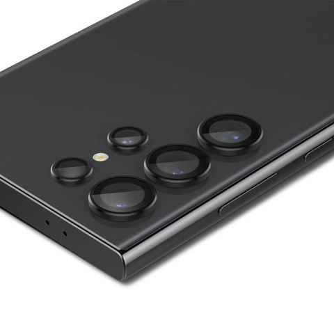 Spigen Optik.TR EZ Fit Camera Lens Protector 2-Pack - Szkło ochronne na obiektyw do Samsung Galaxy S24 Ultra (2 szt) (Czarny) Spigen Optik.TR EZ Fit Camera Lens Protector 2-Pack - Szkło ochronne na obiektyw do Samsung Galaxy S24 Ultra (2 szt) (Czarny)
