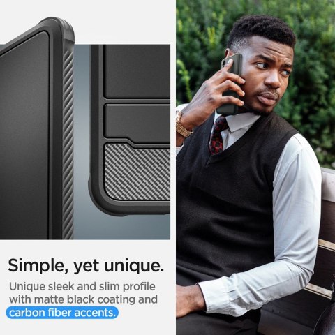 Spigen Rugged Armor - Etui do Samsung Galaxy S24+ (Matte Black) Spigen Rugged Armor - Etui do Samsung Galaxy S24+ (Matte Black)