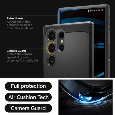 Spigen Tough Armor - Etui do Samsung Galaxy S24 Ultra (Czarny) Spigen Tough Armor - Etui do Samsung Galaxy S24 Ultra (Czarny)