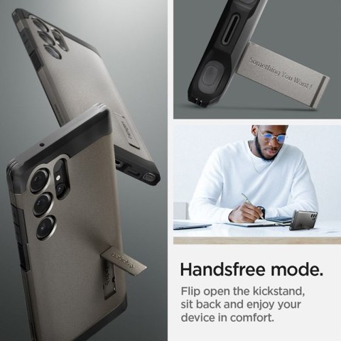 Spigen Tough Armor - Etui do Samsung Galaxy S24 Ultra (Gunmetal) Spigen Tough Armor - Etui do Samsung Galaxy S24 Ultra (Gunmetal)