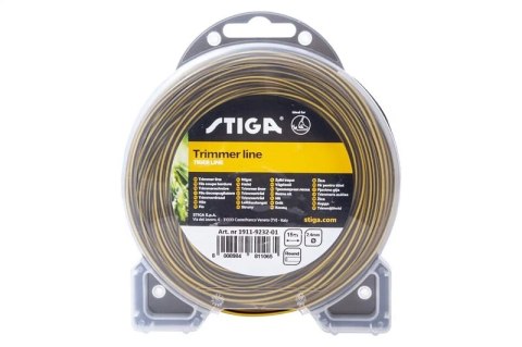 ŻYŁKA TNĄCA TIGER OKRĄGŁA 2.4mm / 15m STIGA ŻYŁKA TNĄCA TIGER OKRĄGŁA 2.4mm / 15m STIGA