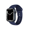 Crong Liquid - Pasek do Apple Watch 42/44/45/49 mm (granatowy)