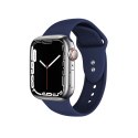 Crong Liquid - Pasek do Apple Watch 42/44/45/49 mm (granatowy)