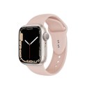 Crong Liquid - Pasek do Apple Watch 42/44/45/49 mm (piaskowy róż)
