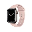 Crong Liquid - Pasek do Apple Watch 42/44/45/49 mm (piaskowy róż)