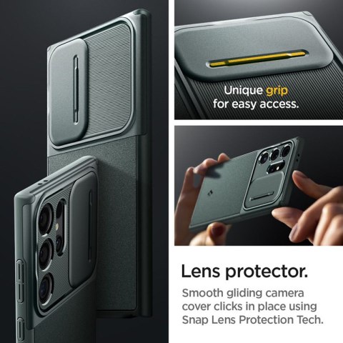 Spigen Optik Armor - Etui do Samsung Galaxy S24 Ultra (Abyss Green) Spigen Optik Armor - Etui do Samsung Galaxy S24 Ultra (Abyss Green)