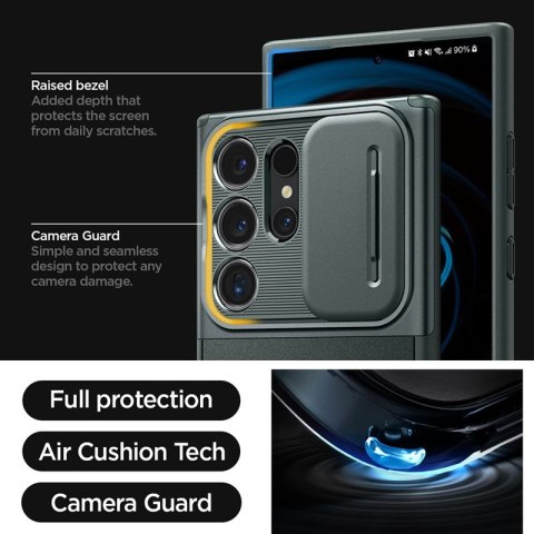 Spigen Optik Armor - Etui do Samsung Galaxy S24 Ultra (Abyss Green) Spigen Optik Armor - Etui do Samsung Galaxy S24 Ultra (Abyss Green)