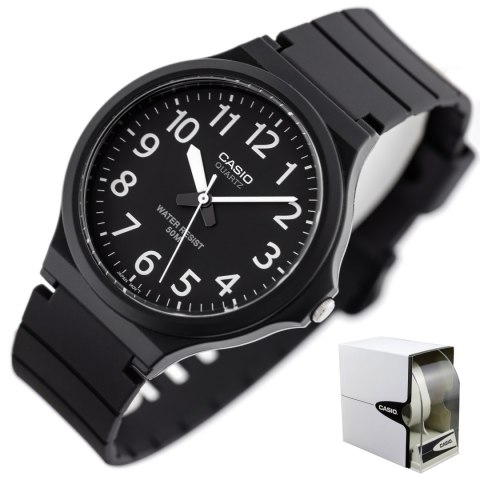 ZEGAREK MĘSKI CASIO MW-240-1B (zd166a) - KLASYKA + BOX ZEGAREK MĘSKI CASIO MW-240-1B (zd166a) - KLASYKA + BOX