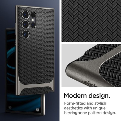 Spigen Neo Hybrid - Etui do Samsung Galaxy S24 Ultra (Gunmetal) Spigen Neo Hybrid - Etui do Samsung Galaxy S24 Ultra (Gunmetal)