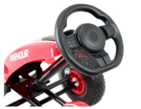 NAJNOWSZY GOKART NA PEDAŁY, KOŁA POMPOWANE, HAMULCE/G203 NAJNOWSZY GOKART NA PEDAŁY, KOŁA POMPOWANE, HAMULCE/G203