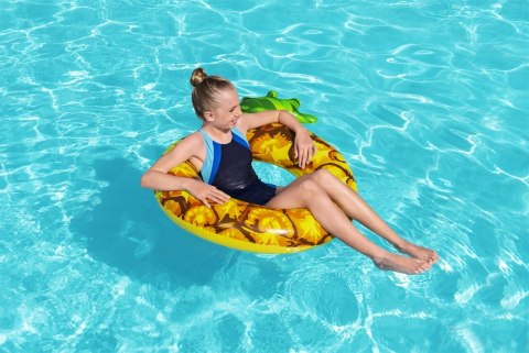 Owocowe Koło dmuchane do pływania Ananas dla dzieci 12+ i dorosłych BESTWAY 116x88cm Owocowe Koło dmuchane do pływania Ananas dla dzieci 12+ i dorosłych BESTWAY 116x88cm