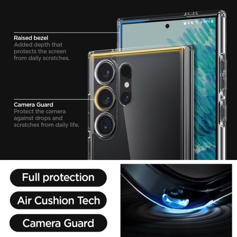 Spigen Ultra Hybrid - Etui do Samsung Galaxy S24 Ultra (Przezroczysty) Spigen Ultra Hybrid - Etui do Samsung Galaxy S24 Ultra (Przezroczysty)
