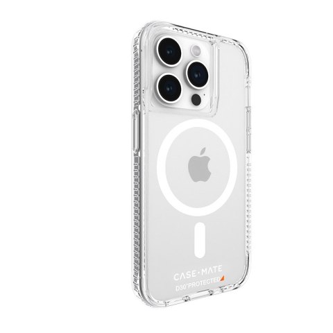Case-Mate Ultra Tough Plus D3O MagSafe - Etui iPhone 15 Pro (Clear) Case-Mate Ultra Tough Plus D3O MagSafe - Etui iPhone 15 Pro (Clear)