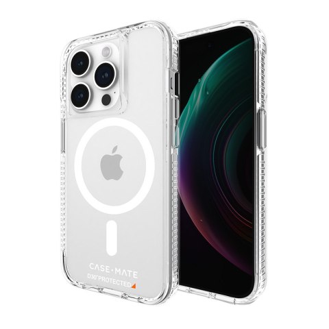 Case-Mate Ultra Tough Plus D3O MagSafe - Etui iPhone 15 Pro (Clear) Case-Mate Ultra Tough Plus D3O MagSafe - Etui iPhone 15 Pro (Clear)