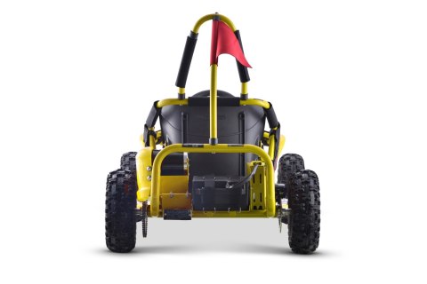 Gokart Fast Dragon na akumulator Żółty 30km/h + Silnik 1000W + Koła pompowane + Regulacja siedzenia + Pasy Gokart Fast Dragon na akumulator Żółty 30km/h + Silnik 1000W + Koła pompowane + Regulacja siedzenia + Pasy