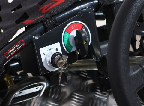 Gokart Fast Dragon na akumulator Żółty 30km/h + Silnik 1000W + Koła pompowane + Regulacja siedzenia + Pasy Gokart Fast Dragon na akumulator Żółty 30km/h + Silnik 1000W + Koła pompowane + Regulacja siedzenia + Pasy