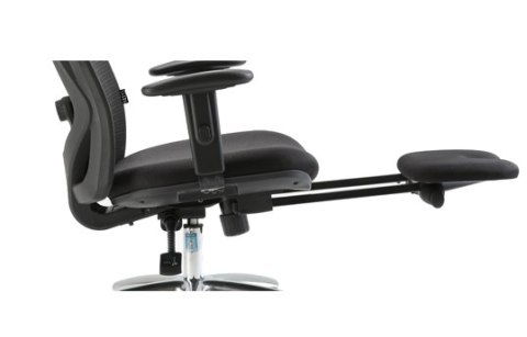 Fotel ergonomiczny ANGEL biurowy obrotowy eurOpa plus z podnóżkiem Fotel ergonomiczny ANGEL biurowy obrotowy eurOpa plus z podnóżkiem