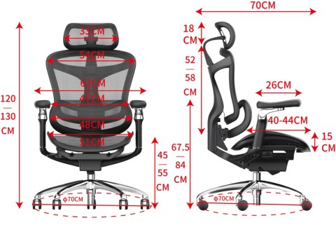 Fotel ergonomiczny ANGEL biurowy kosmO Fotel ergonomiczny ANGEL biurowy kosmO