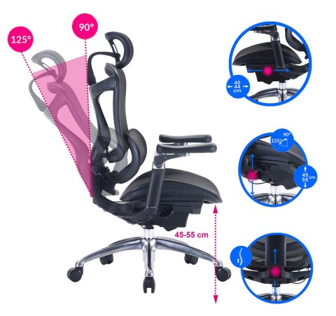Fotel ergonomiczny ANGEL biurowy kosmO Fotel ergonomiczny ANGEL biurowy kosmO