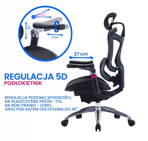 Fotel ergonomiczny ANGEL biurowy kosmO Fotel ergonomiczny ANGEL biurowy kosmO