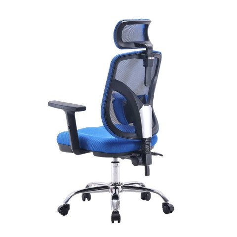 Fotel ergonomiczny ANGEL biurowy obrotowy jOkasta Niebieska Fotel ergonomiczny ANGEL biurowy obrotowy jOkasta Niebieska