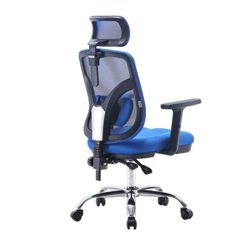 Fotel ergonomiczny ANGEL biurowy obrotowy jOkasta Niebieska Fotel ergonomiczny ANGEL biurowy obrotowy jOkasta Niebieska