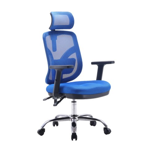 Fotel ergonomiczny ANGEL biurowy obrotowy jOkasta Niebieska Fotel ergonomiczny ANGEL biurowy obrotowy jOkasta Niebieska