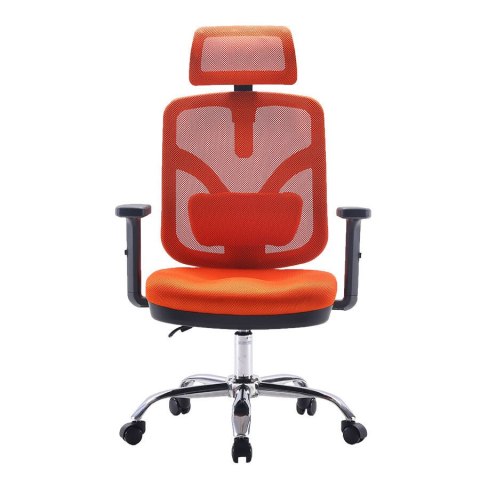 Fotel ergonomiczny ANGEL biurowy obrotowy jOkasta Pomarańczowa Fotel ergonomiczny ANGEL biurowy obrotowy jOkasta Pomarańczowa