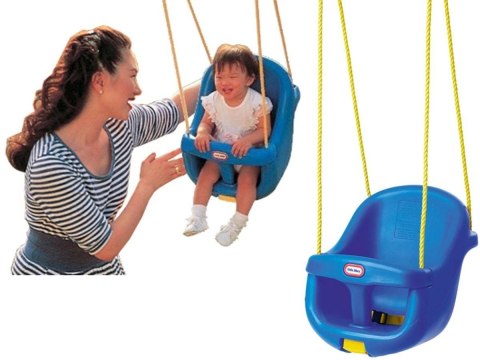 Little Tikes High Back Toddler Swing Huśtawka Głęboka 430900070 Niebieska Little Tikes High Back Toddler Swing Huśtawka Głęboka 430900070 Niebieska