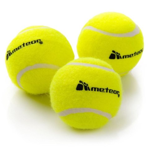 Piłka do tenisa ziemnego Meteor 3szt 19000 Piłka do tenisa ziemnego Meteor 3szt 19000