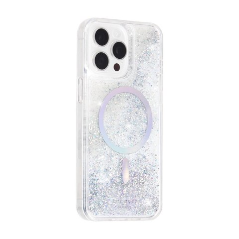 Kate Spade New York Liquid Glitter MagSafe - Etui iPhone 15 Pro (Opal Iridescent) Kate Spade New York Liquid Glitter MagSafe - Etui iPhone 15 Pro (Opal Iridescent)