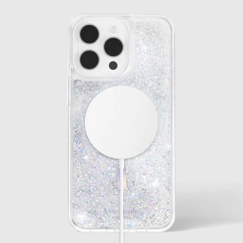 Kate Spade New York Liquid Glitter MagSafe - Etui iPhone 15 Pro (Opal Iridescent) Kate Spade New York Liquid Glitter MagSafe - Etui iPhone 15 Pro (Opal Iridescent)