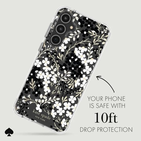 Kate Spade New York Multi Floral - Etui Samsung Galaxy S23 FE 5G (Black and White) Kate Spade New York Multi Floral - Etui Samsung Galaxy S23 FE 5G (Black and White)