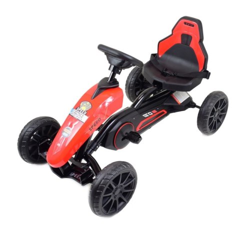 DUŻY GOKART SPEED NA PEDAŁY Z HAMULCEM, REGULOWANE SIEDZENIE, JAKOŚĆ/AHL005 DUŻY GOKART SPEED NA PEDAŁY Z HAMULCEM, REGULOWANE SIEDZENIE, JAKOŚĆ/AHL005