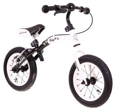 Rowerek biegowy dla dzieci Boomerang SporTrike Biały Nauki jazdy + Zmienny układ ramy Rowerek biegowy dla dzieci Boomerang SporTrike Biały Nauki jazdy + Zmienny układ ramy