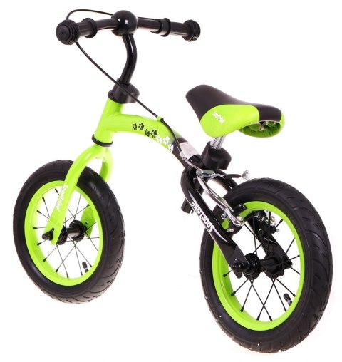 Rowerek biegowy dla dzieci Boomerang SporTrike Zielony Nauki jazdy + Zmienny układ ramy Rowerek biegowy dla dzieci Boomerang SporTrike Zielony Nauki jazdy + Zmienny układ ramy