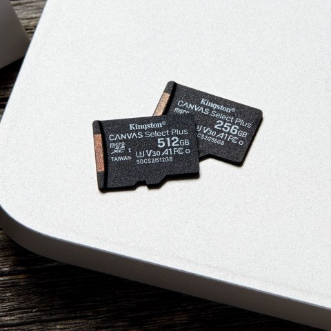 Karta pamięci z adapterem Kingston Canvas Select Plus SDCS2/512GB (512GB; Class 10, Class U1, V10; + adapter) Karta pamięci z adapterem Kingston Canvas Select Plus SDCS2/512GB (512GB; Class 10, Class U1, V10; + adapter)